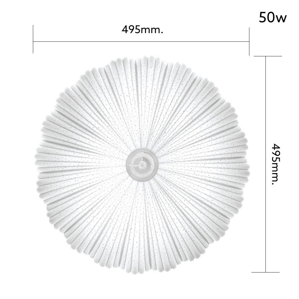 LAMPTAN โคมไฟเพดาน LED 50W รุ่น DAISY ปรับได้ 3 แสง