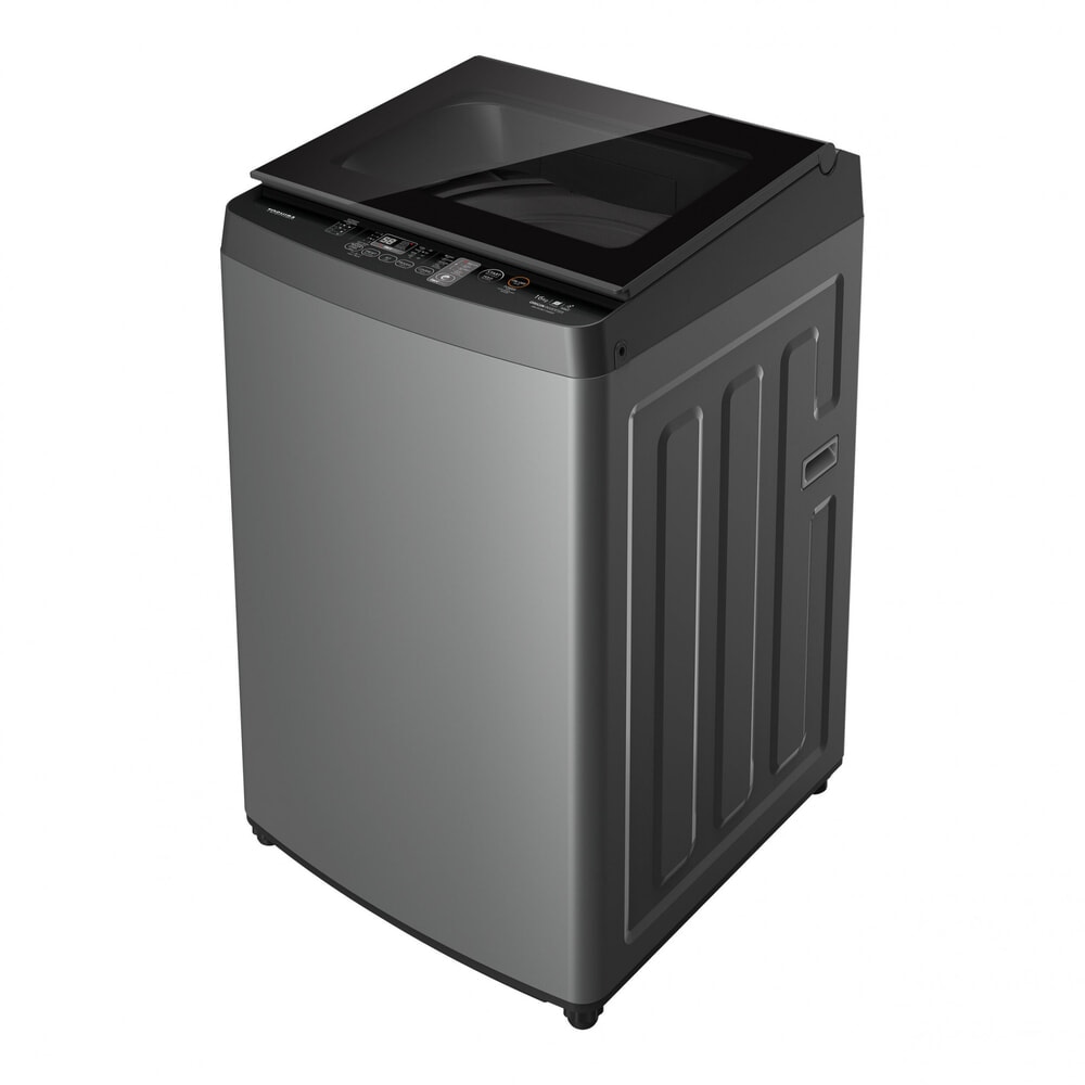 TOSHIBA เครื่องซักผ้าอัตโนมัติ 16kg. AW-DUN1700MT(SG) ซิลเวอร์