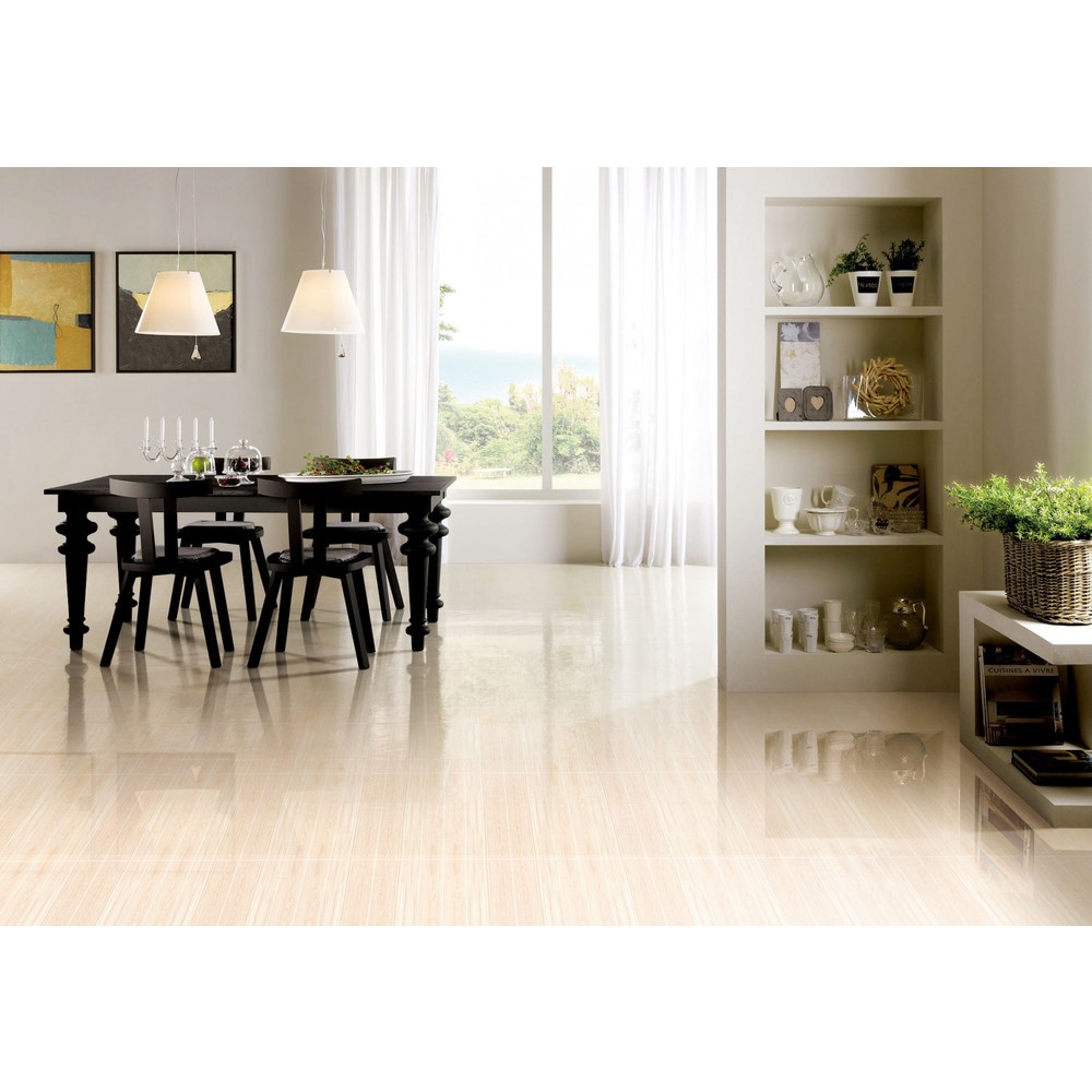 Marbella กระเบื้องเซรามิคปูพื้น 40X40 ซม. รุ่น ไวน์เนอร์วูท G4101 Gloss Flat (12P)