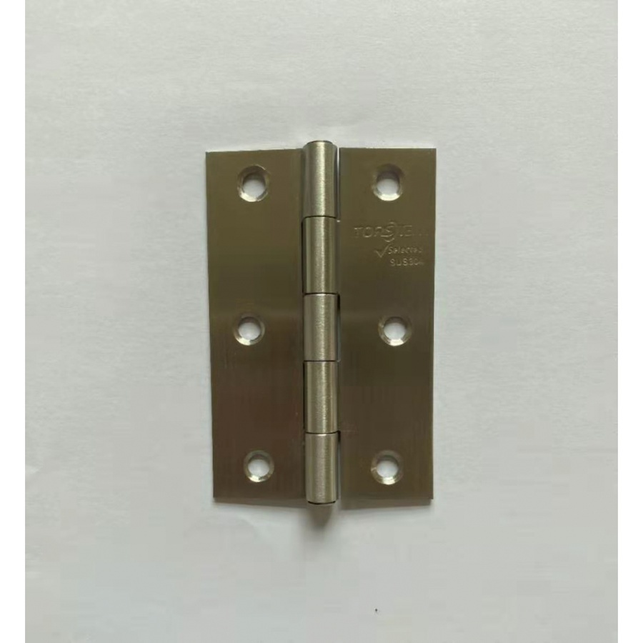 TORSTEN บานพับสเตนเลส ขนาด 3.5”x2.25”x1.5มม. 304 รุ่น HSS35.225.15-GBXSS3043 (3ชิ้น/แพ็ค) สีเงิน
