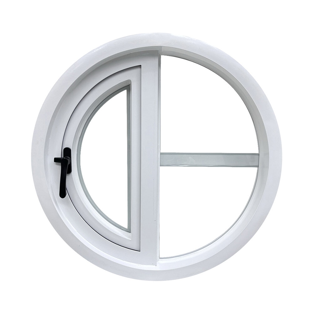 WELLINGTAN หน้าต่างช่องแสงวงกลม ตัวที แบบเปิด รุ่นTF07-W ขนาด 70x70 x10cm สีขาว