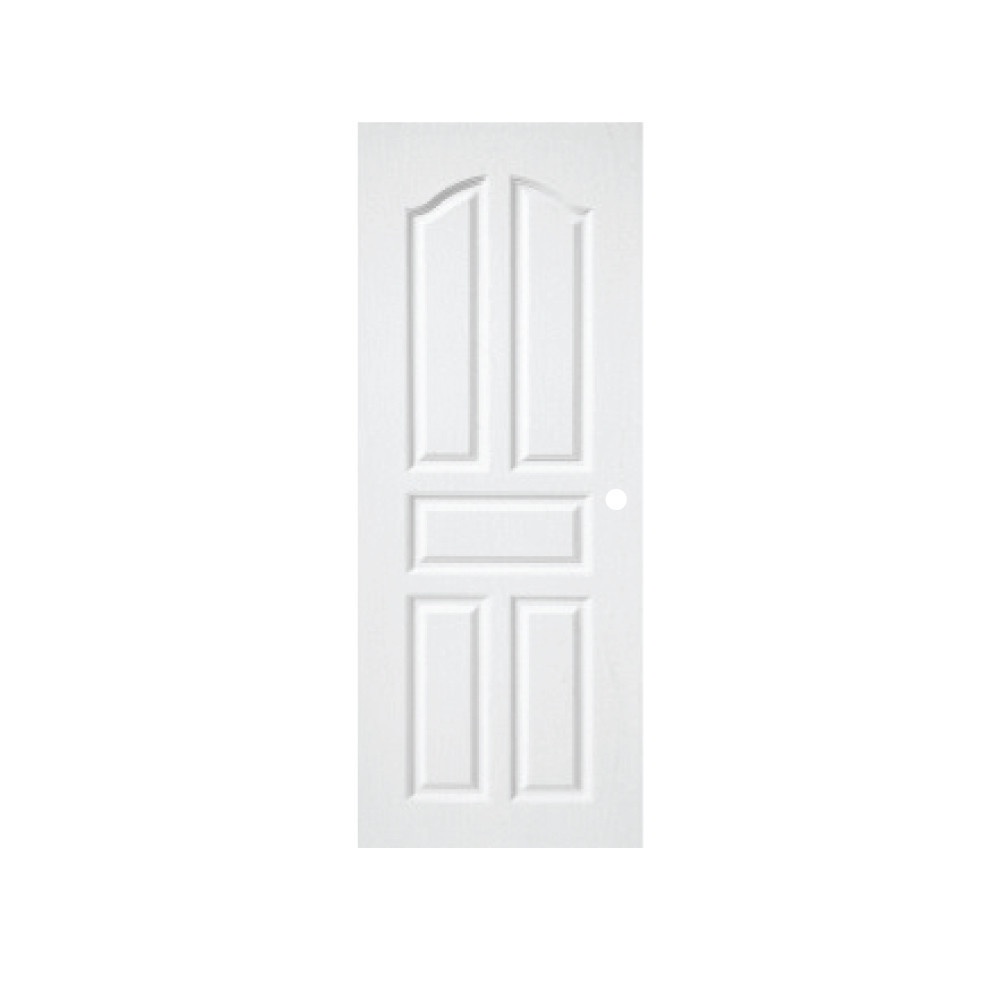 WELLINGTAN ประตู UPVC รุ่น  WT001N (สำหรับใช้ภายนอก) ลูกฟัก ขนาด 80x200 ซม. สีขาว (เจาะลูกบิด)