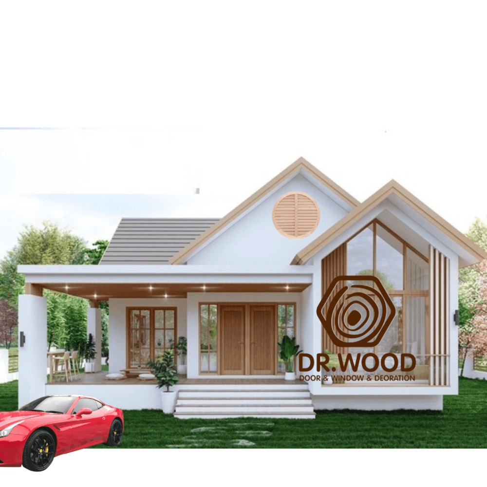 DR.WOOD จั่วช่องลมวงกลม รุ่น MM-02-K1-80 ขนาด 80 ซม.