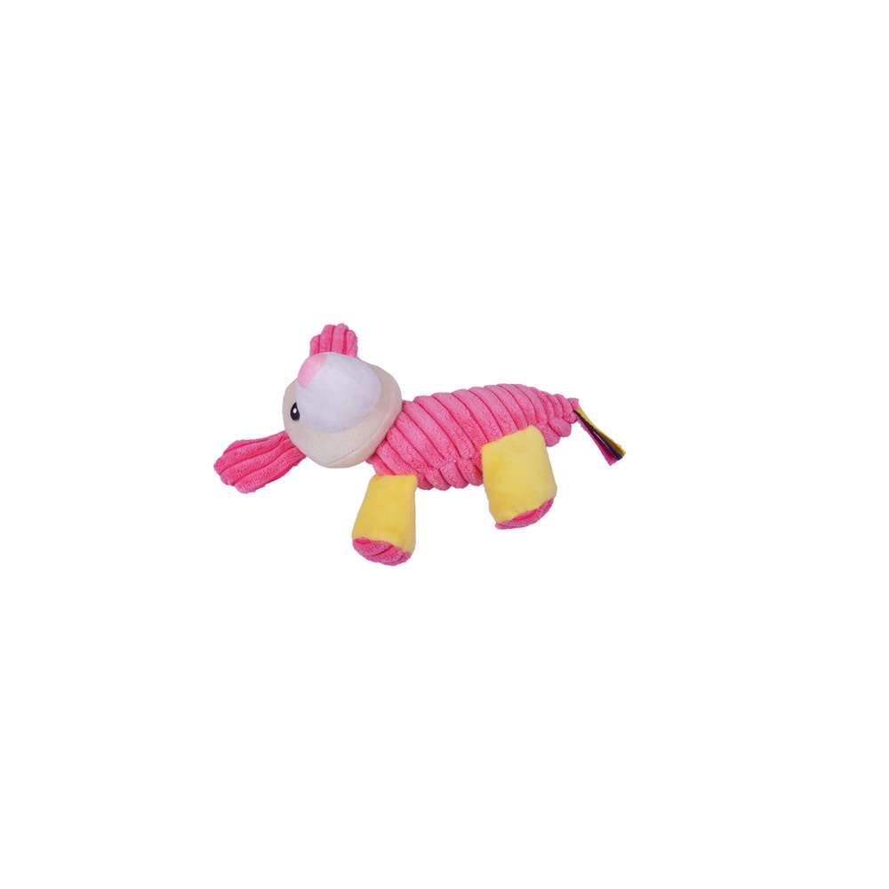 DUDUPETS ของเล่นสัตว์เลี้ยงตุ๊กตากระต่ายมีเสียง รุ่น MELLOW ขนาด 25 ซม. สีชมพู