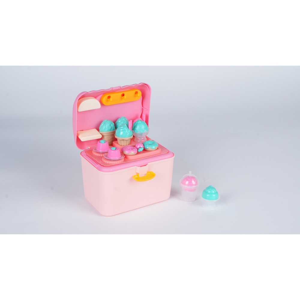 TOYS ของเล่นชุดกระเป๋าขนมหวานหร้อมอุปกรณ์ # 2201-7 ขนาด 16.5x13.5x19 ซม.