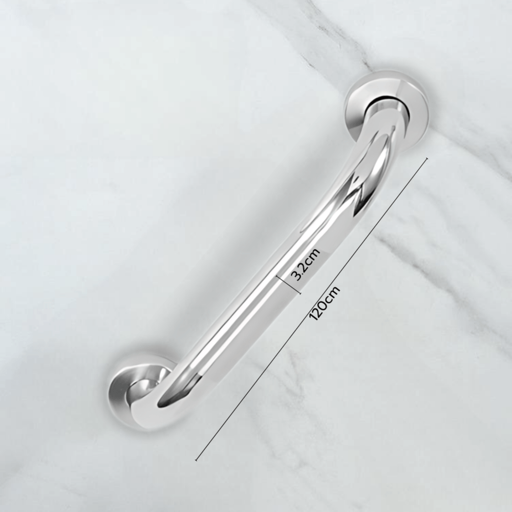 Verno ราวทรงตัวสแตนเลส 304 ขนาด 32 มม. ยาว 120 ซม. รุ่น VN-32120 สีแฮร์ไลน์