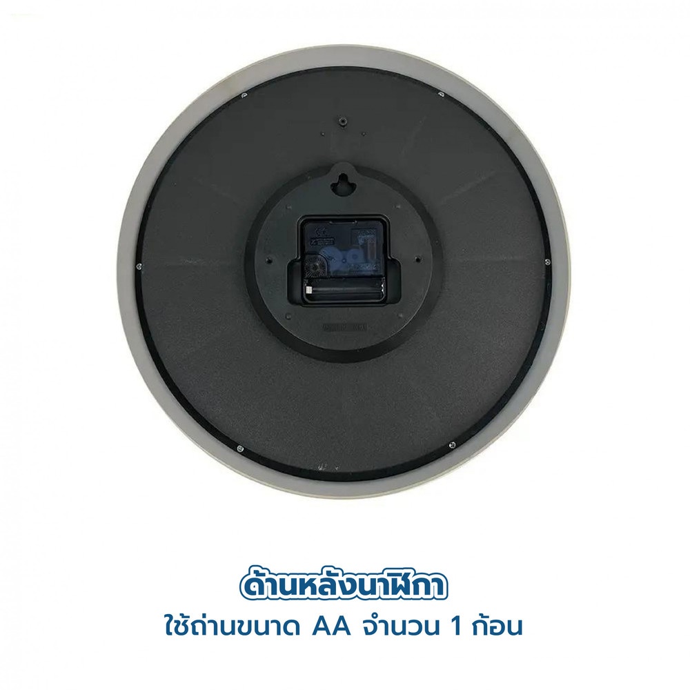COZY นาฬิกาแขวนผนัง รุ่น HEAL ขนาด 30×30×4.3 ซม. สีฟ้า