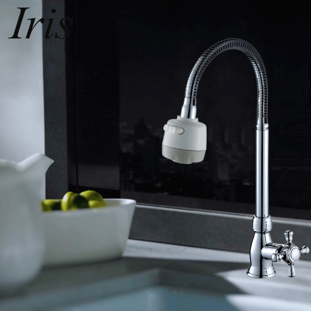 Iris ก๊อกอ่างล้างจานปรับระดับน้ำได้แบบติดเคาน์เตอร์  รุ่น โลก้า 707-9A