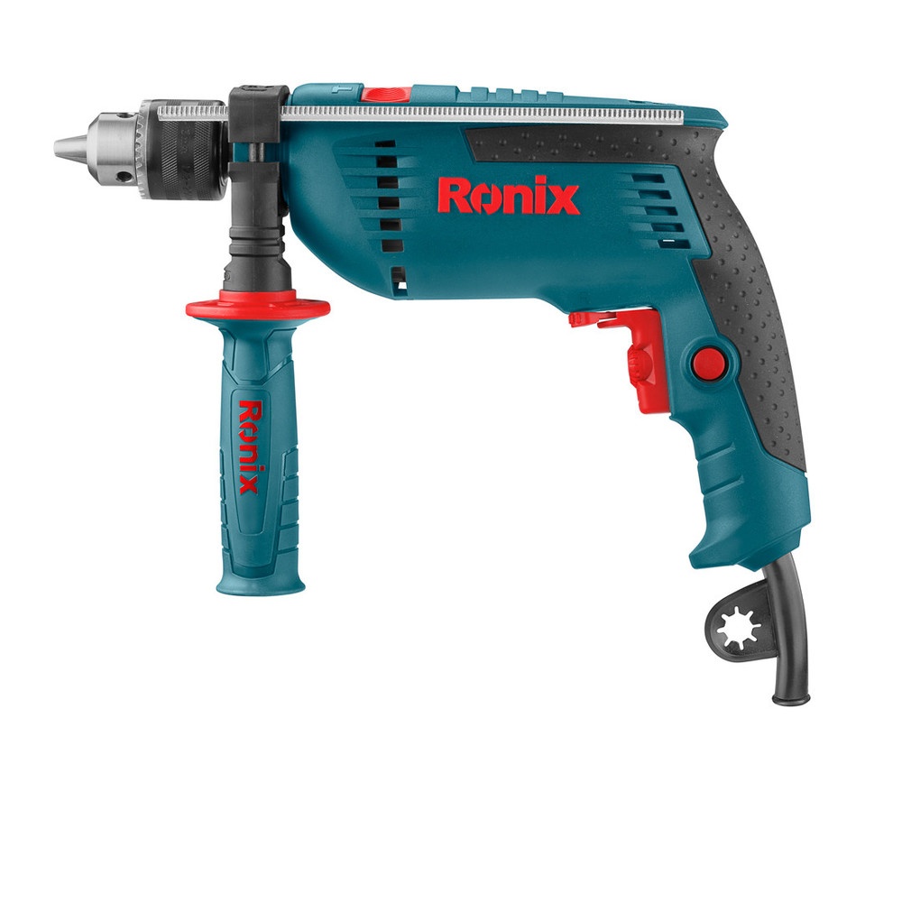 RONIX ชุดสว่านกระแทกแบบสาย 13 มม. 850W พร้อมดอกสว่าน