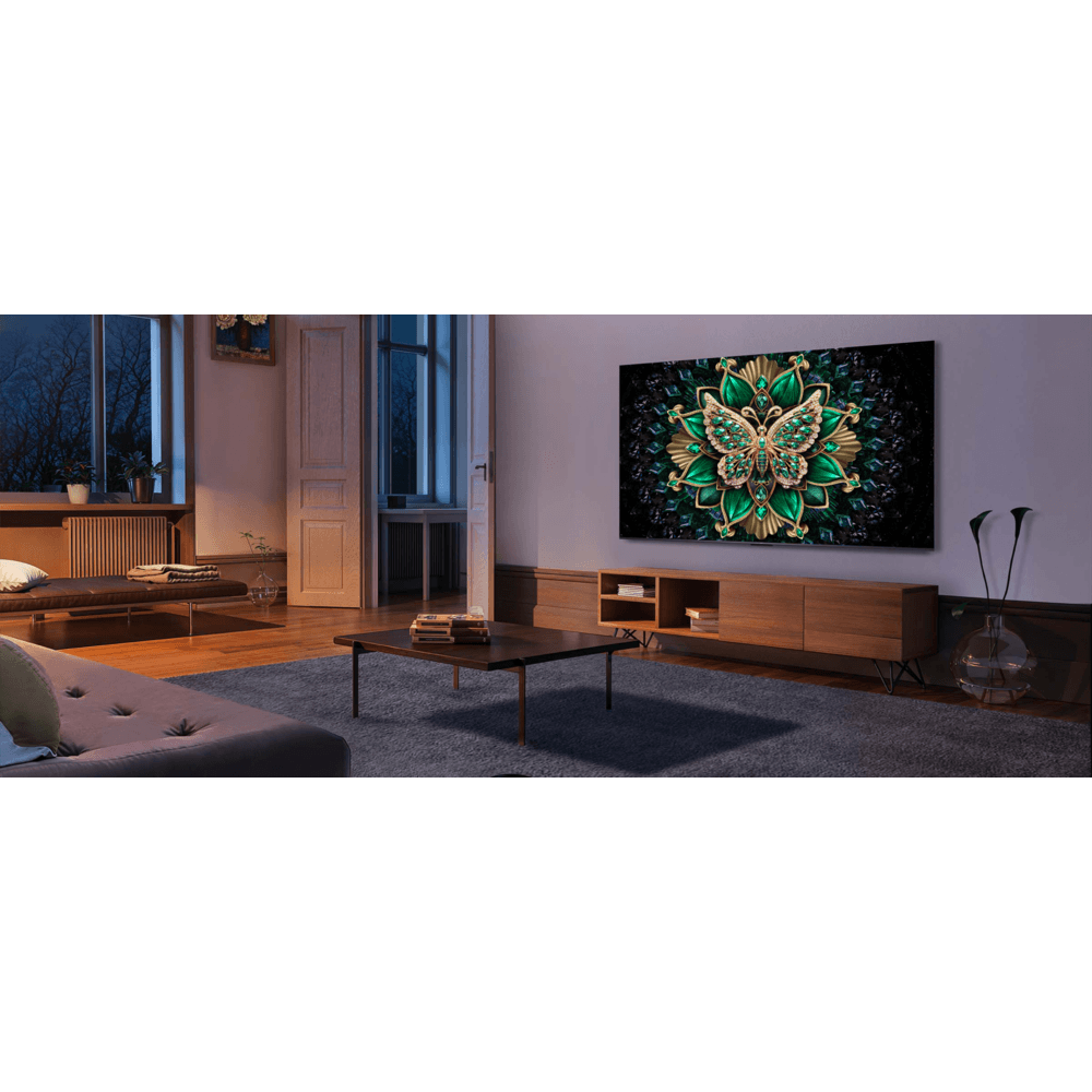 TCL โทรทัศน์ QD mini LED 4K TV ขนาด 75 นิ้ว รุ่น 7C6K สีดำ