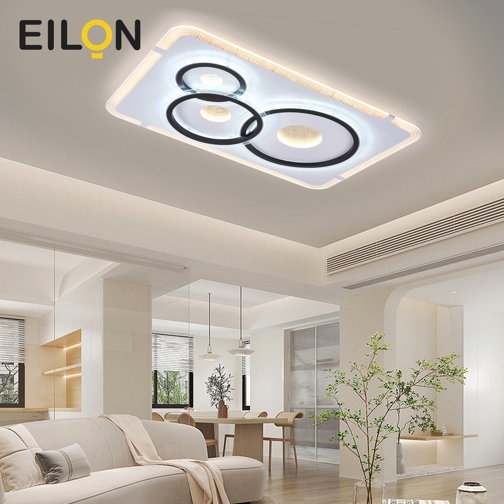 EILONโคมไฟเพดานอะคริลิค 240W*2 รุ่น EXDD-KTD-1070 3 แสง