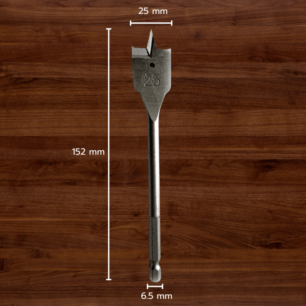 BISON ดอกเจาะใบพาย ขนาด 25x152mm. รุ่น DTSG344