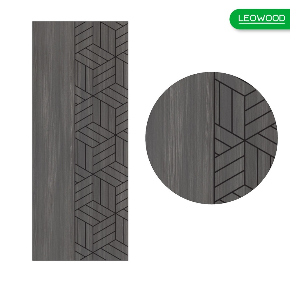 LEOWOOD ประตู DoorX Royal ลาย 2 - Cinereo Oak 3.5x80X200 ซม.