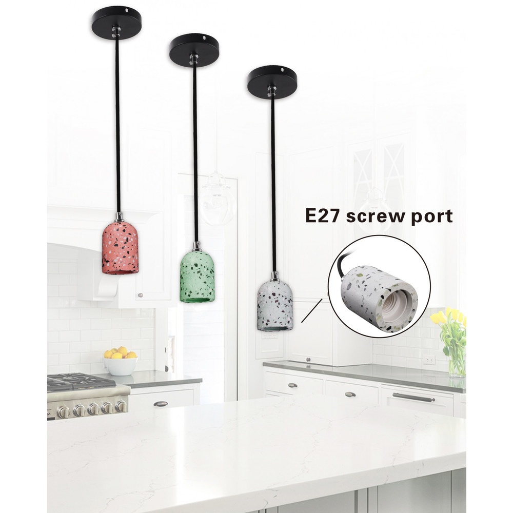 EILON ขั้วห้อยหลอดไฟ ขั้ว E27 รุ่น ML-20039 สีเขียว