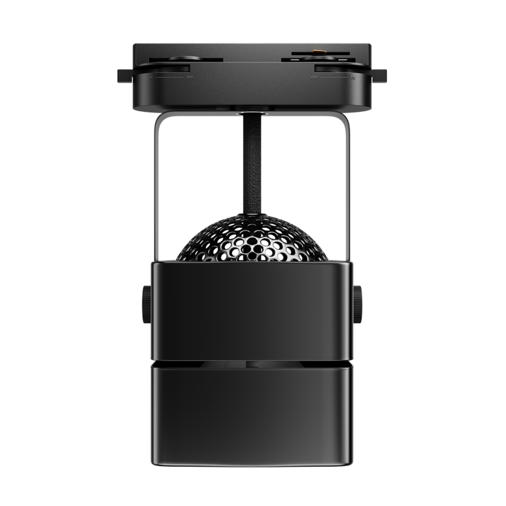 EILON แทร็กไลท์ LED หน้าสี่เหลี่ยม 6W รุ่นTP-STL-B6WW แสงวอร์มไวท์ สีดำ