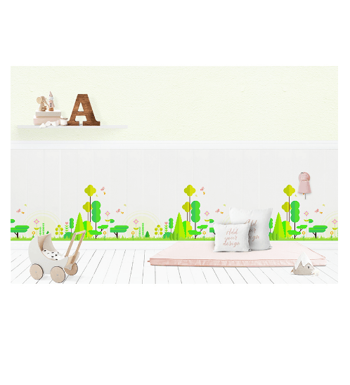 TAPIO วอลเปเปอร์ติดผนัง รุ่น BMR001 ขนาด 70x70ซม. ลายต้นไม้