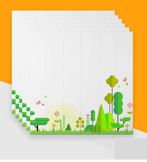 TAPIO วอลเปเปอร์ติดผนัง รุ่น BMR001 ขนาด 70x70ซม. ลายต้นไม้