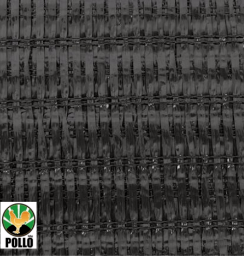 POLLO สแลน HDPE รุ่นSH3211-65 ขนาด2x10ม. 60%(สามเข็ม) สีดำ
