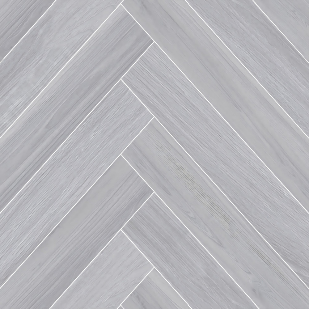 Marbella กระเบื้องพอร์ซเลน 60x60 ซม. รุ่น แฮริ่งโบน วูด เทา TSJCM304274-2306-B Gloss  (4P)