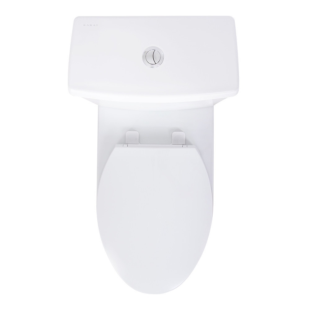 karat สุขภัณฑ์สองชิ้น 3/4.5 ลิตร รุ่น ไพน์  รุ่น K-99193X-S-WK  ขนาด  สีขาว