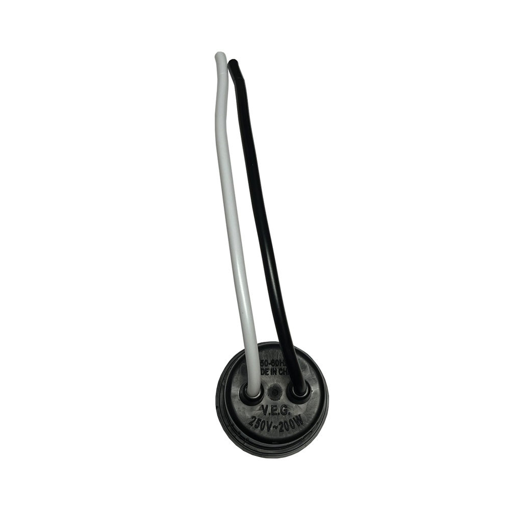V.E.G. ขั้วหลอดไฟ E-27 รุ่น R028H (ขั้วกันน้ำ) สีดำ
