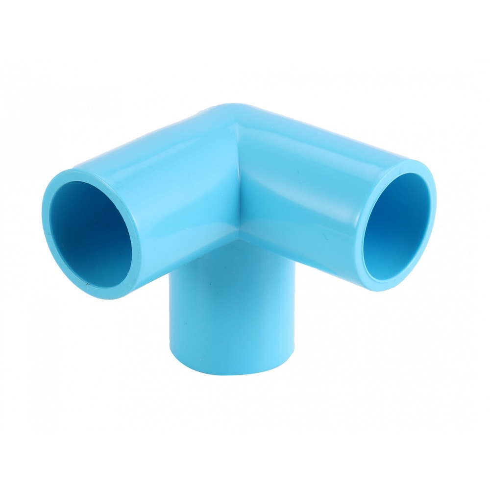 VAVO สามทางตั้งฉาก หนา 1/2"(18) สีฟ้า (แพ็ค10)