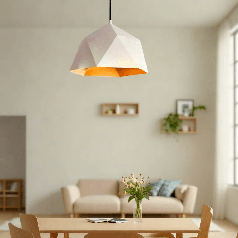 EILON โคมไฟแขวนเพดาน ขั้วE27 รุ่น CDD2023-808 สีขาว