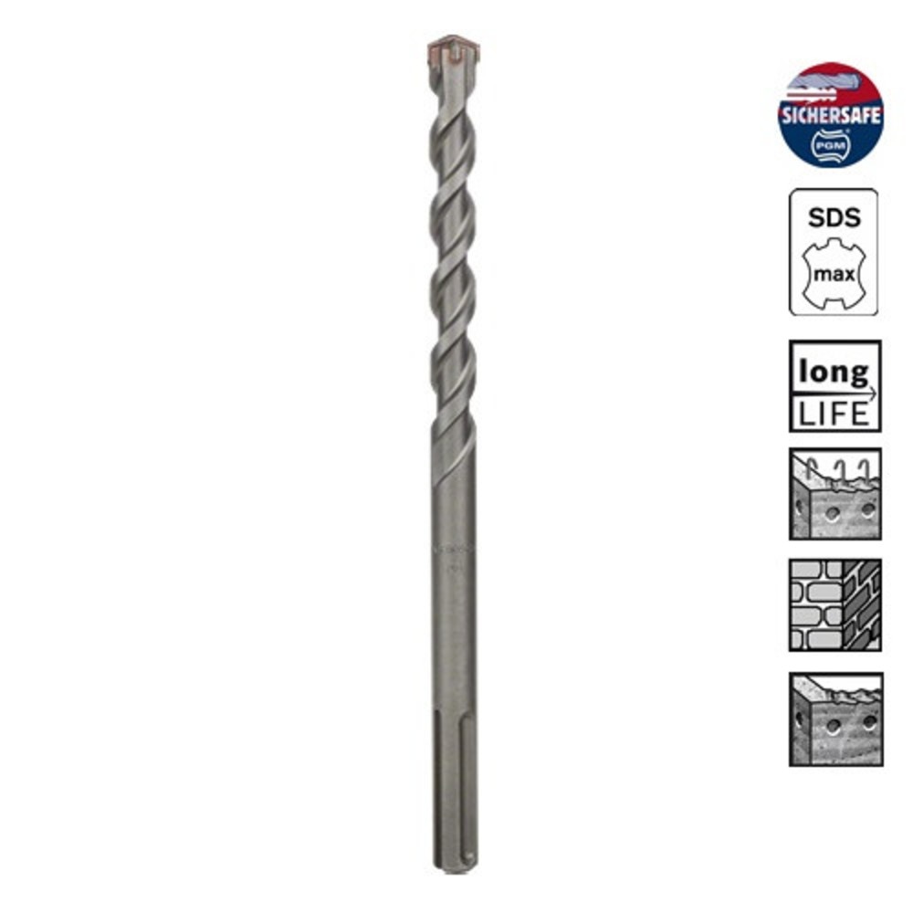 BOSCH ดอกโรตารี่ SDS-max4 (M4) 20x200/320 มม.