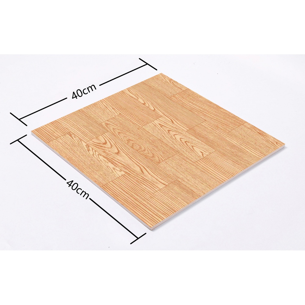 Marbella กระเบื้องเซรามิคปูพื้น 40X40 ซม. รุ่น วูทบราว CJM2312 Satin (12P)