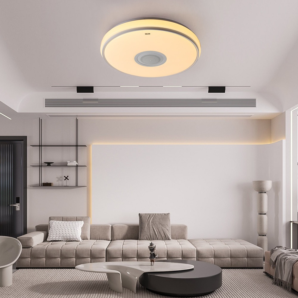 EILON โคมไฟเพดาน LED Smart Bluetooth RGB 2x35W รุ่น LYX016 ปรับได้ 3 แสง พร้อมรีโมท