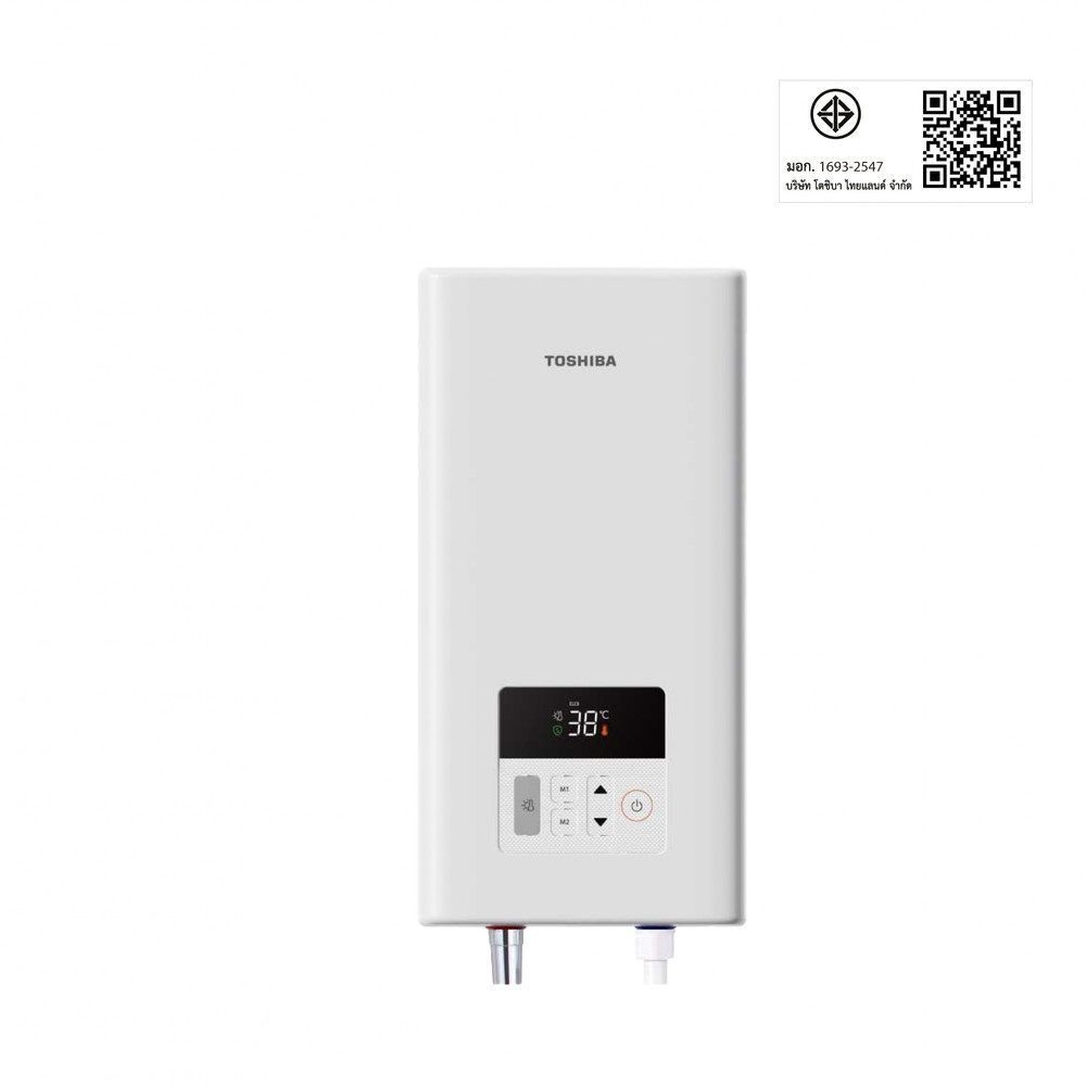 TOSHIBA เครื่องทำน้ำอุ่น 4800 วัตต์ รุ่น TWH-48EFNTH(W)-CB สีขาว