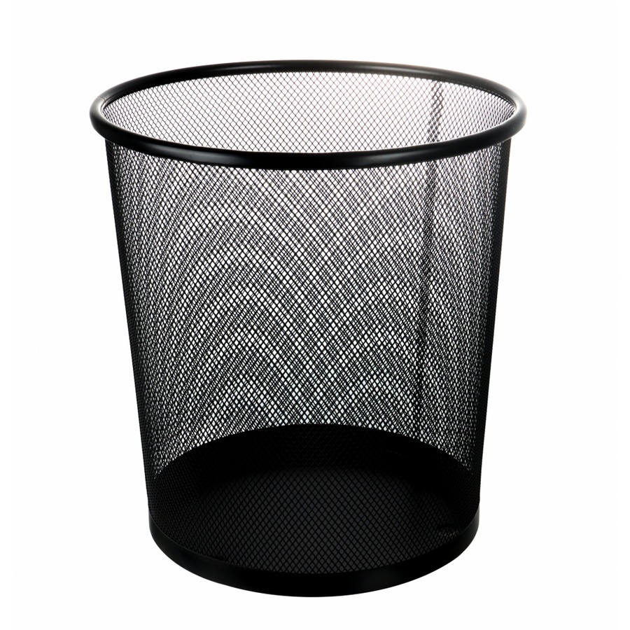 SMITH ตะกร้าเหล็กกลมอเนกประสงค์ 20 ลิตร (L) รุ่น TG59203 ขนาด 29.5x29.5x35ซม. สีดำ