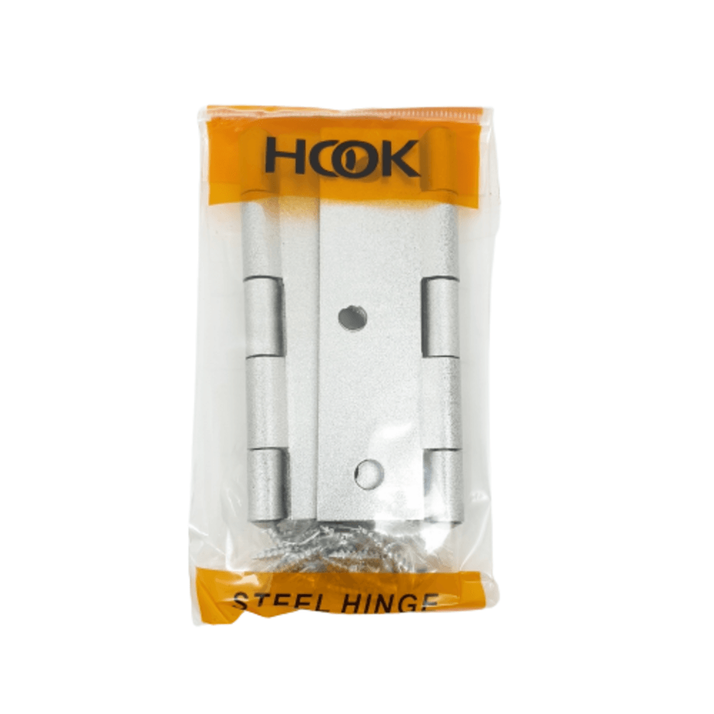 HOOK บานพับเหล็กสีบรอนซ์ 3.1/2"x2.1/4"x1.5mm SH-3.5-S (แพ็ค 2)