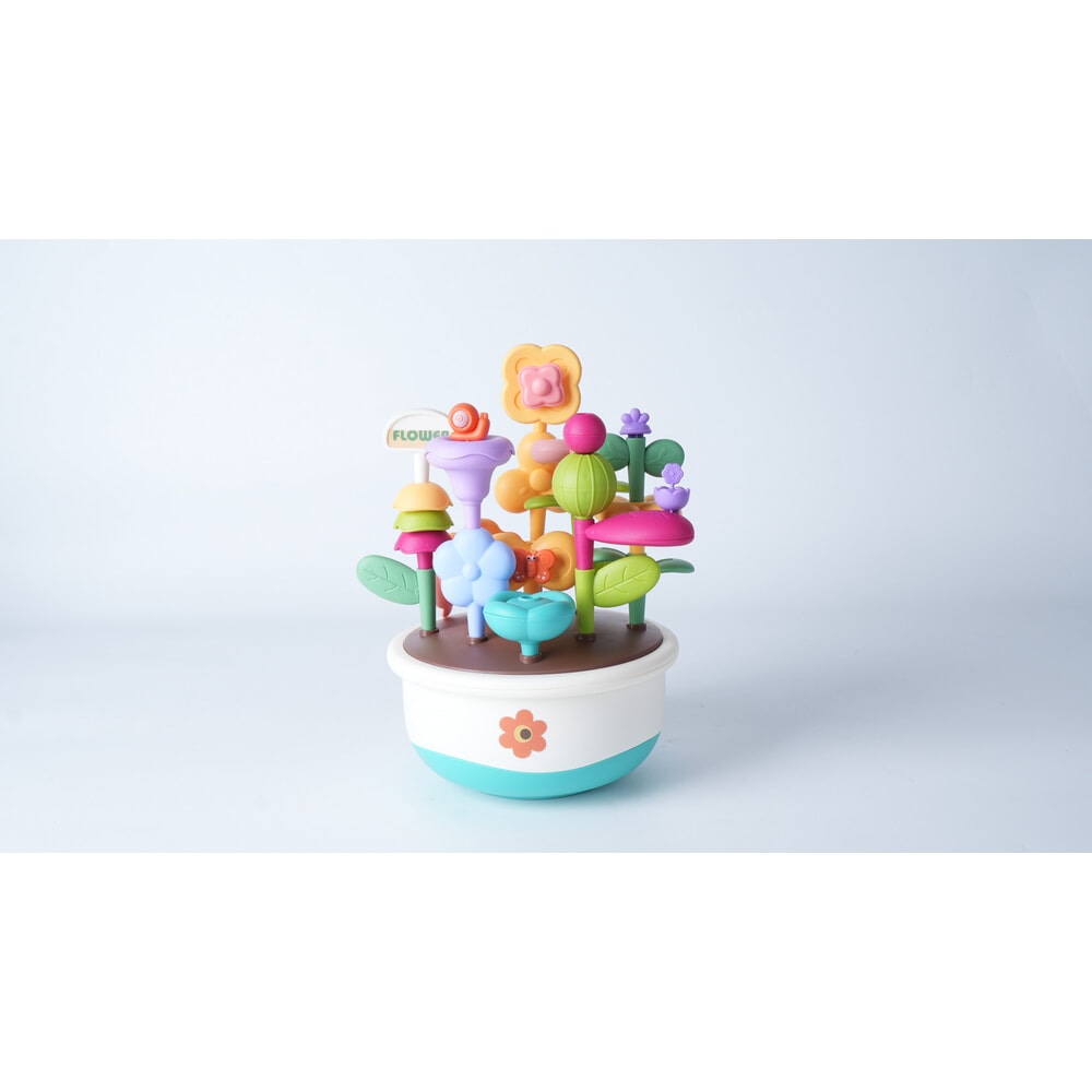 TOYS ของเล่นชุดตัวต่อกระถังต้นไม้ 41ชิ้น #953A ขนาด(21x19x19ซม.)