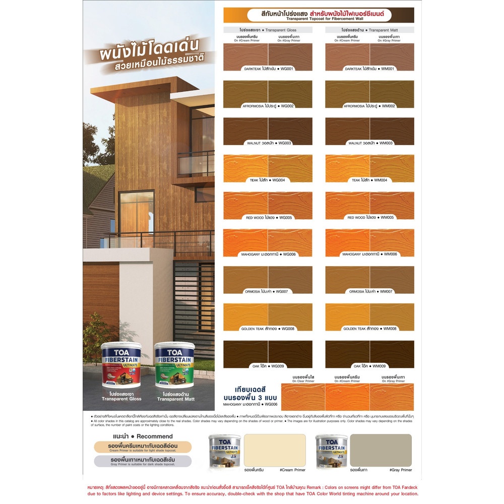 ทีโอเอ ไฟเบอร์สเตน อัลติเมท รองพื้นไม้ 1 กล สีเทา