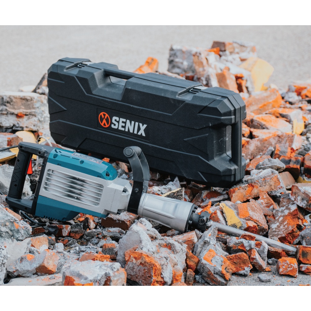 SENIX เครื่องสกัดทำลาย 15 กิโลกรัม 1,700W รุ่น DHE17.0-M-EU สีน้ำเงิน - ดำ