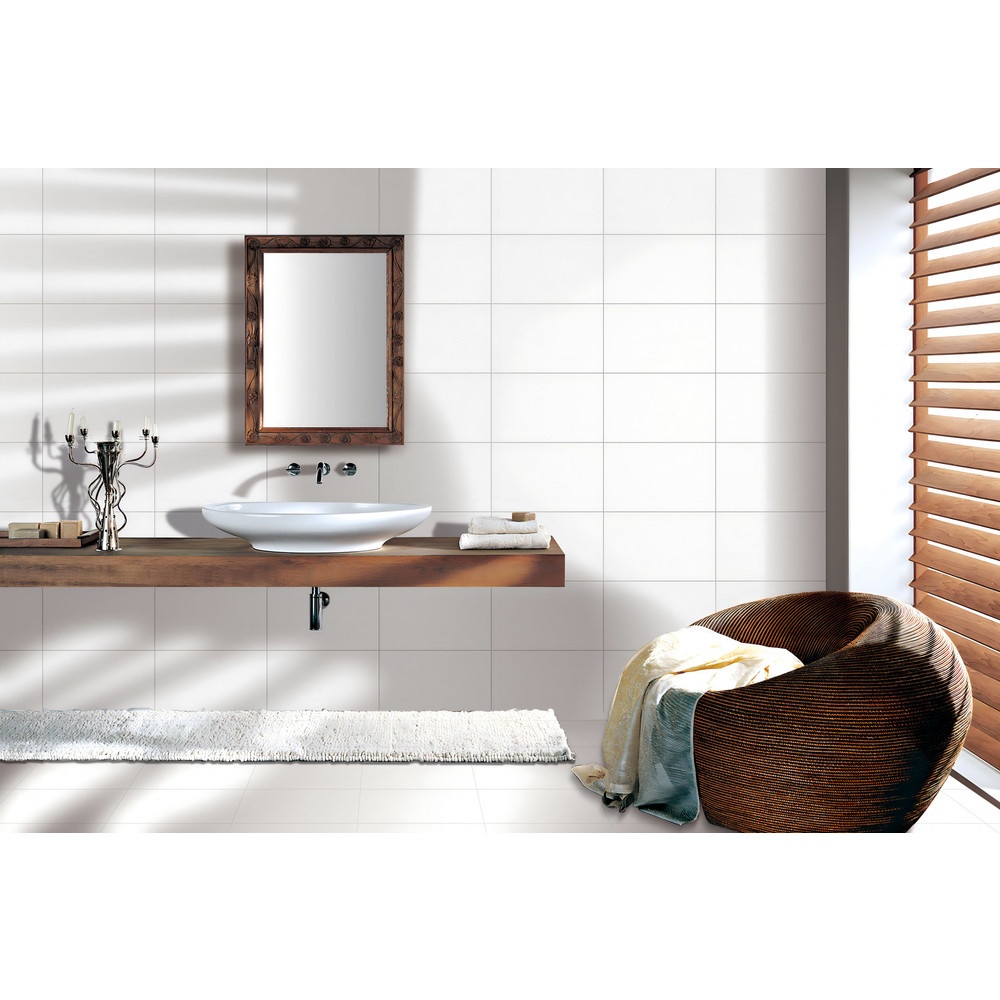 Marbella กระเบื้องเซรามิคปูผนัง 25X40 ซม. รุ่น วินดี้-ไวท์ ZX9022 (N) Gloss (15P)
