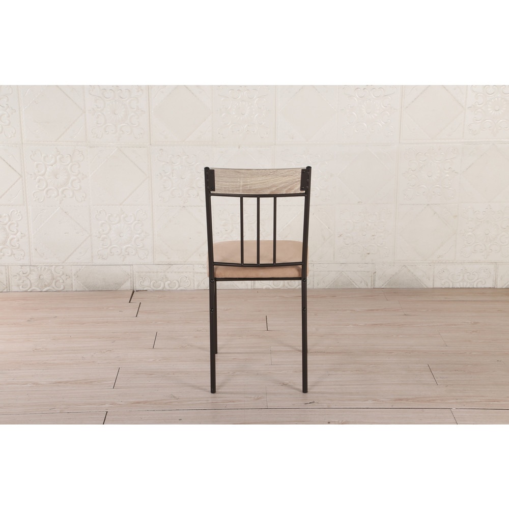 DELICATO ชุดโต๊ะอาหาร 6 ที่นั่ง รุ่น BROWN โต๊ะ : 140X80X75 ซม. เก้าอี้ : 38X42X85 ซม. สีน้ำตาลอ่อน