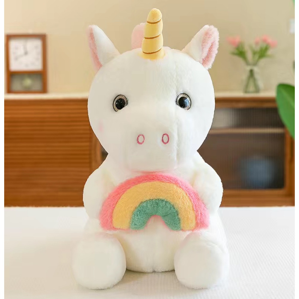 KOJI ตุ๊กตาม้ายูนิคอร์นแบบนั่ง รุ่น KOJI-06 ขนาด30x35ซม.
