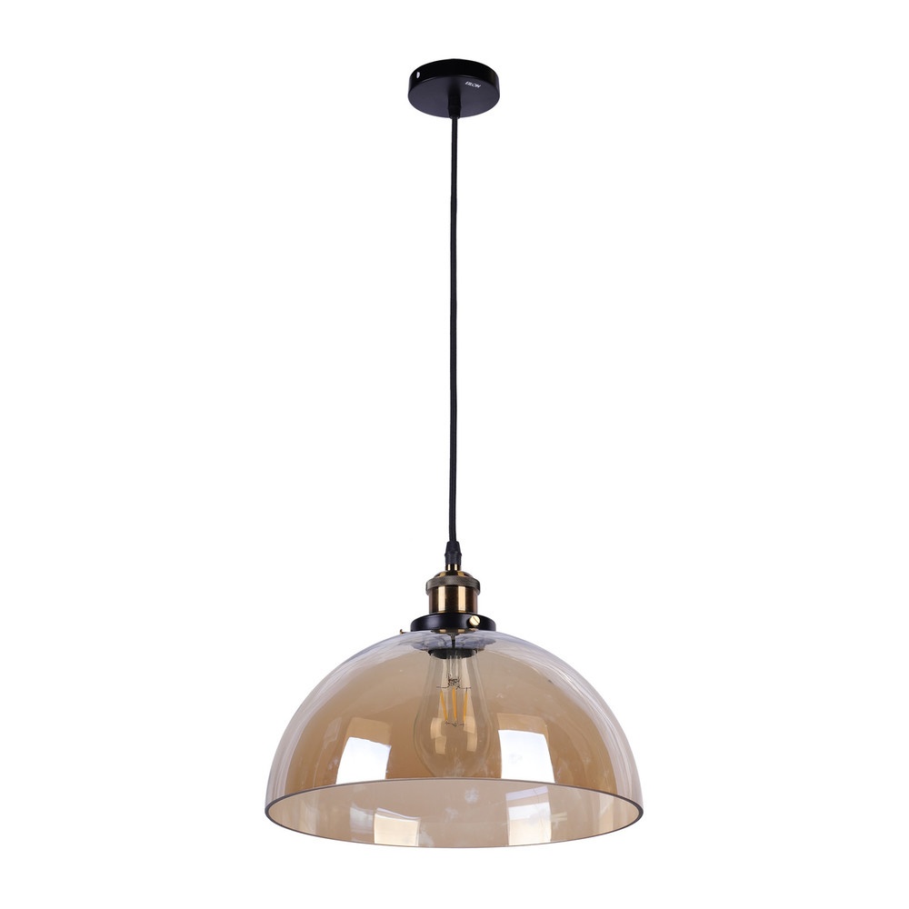 EILON โคมไฟห้อยกระจก ทรงสามเหลี่ยม สไตล์ Loft รุ่น GYFDD-7514 สีใส