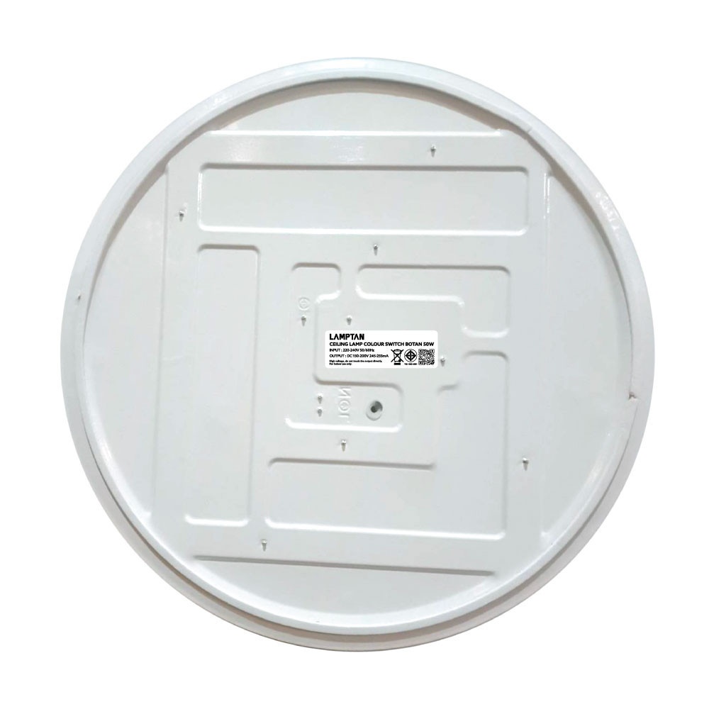 LAMPTAN โคมไฟเพดาน LED 50W รุ่น BOTAN ปรับได้ 3 แสง