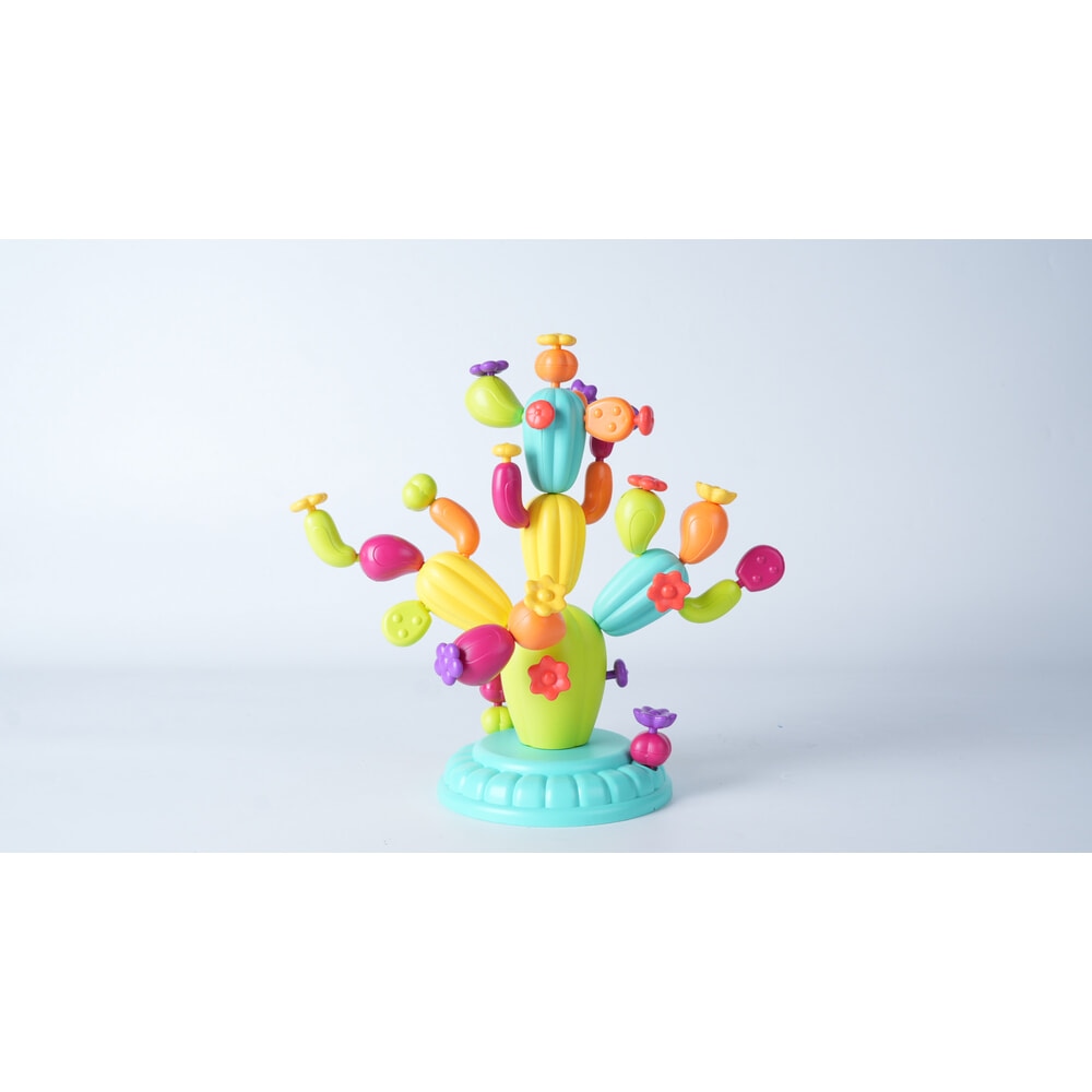 TOYS ของเล่นชุดตัวต่อต้นกระบองเพชร 53ชิ้น #954B ขนาด(15.5x8.5x20ซม.)
