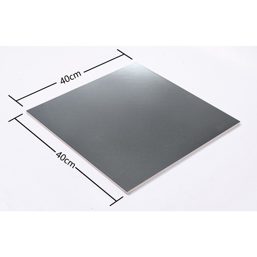 Marbella กระเบื้องเซรามิคปูพื้น 40X40 ซม. รุ่น เทาด้าน ZY166 Matt (12P)