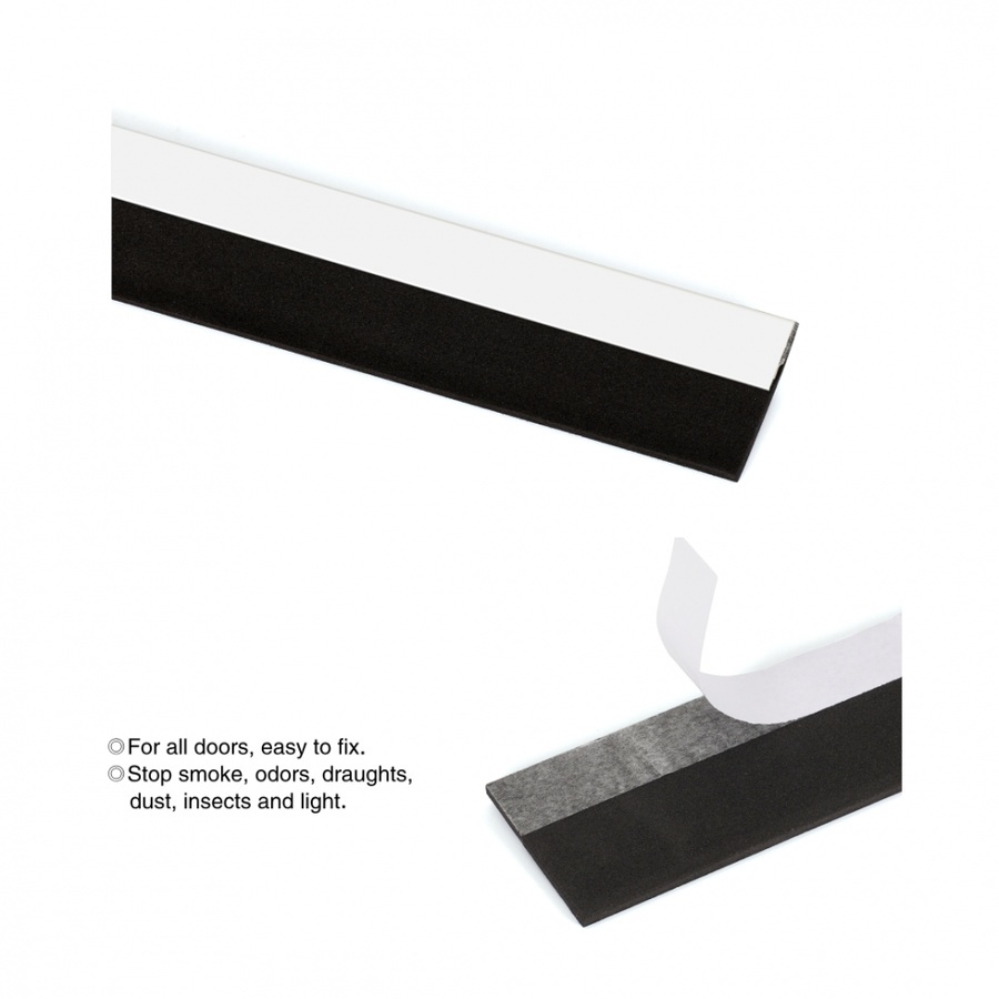 TORSTEN เส้นกันแมลงอะลูมิเนียม แถบพีวีซี รุ่น KZT091-WH1 100ซม. สีขาว