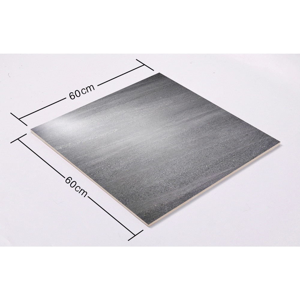Marbella กระเบื้องเซรามิคปูพื้น 60x60 ซม. rustic Tile รุ่น อูซี่-เกรย์ P9601 Matt (4P)