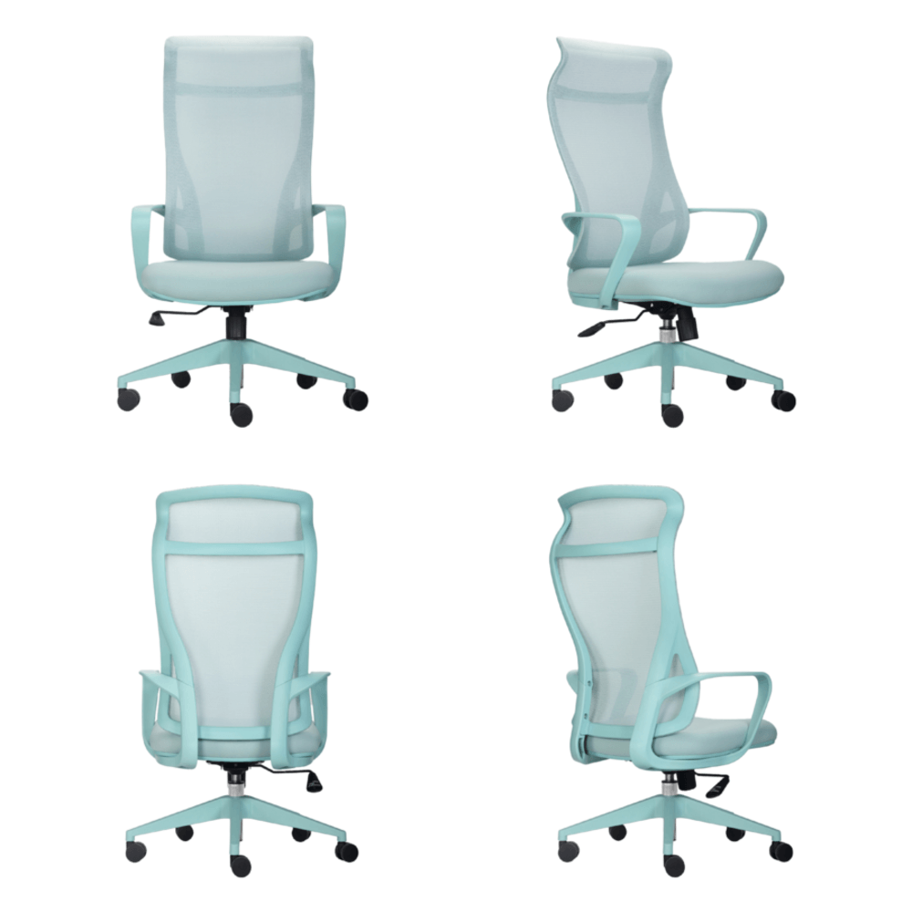 SMITH เก้าอี้สำนักงาน HIGH BACK รุ่น GOHAN -06 ขนาด 61x64x115-124 ซม. สีเขียว