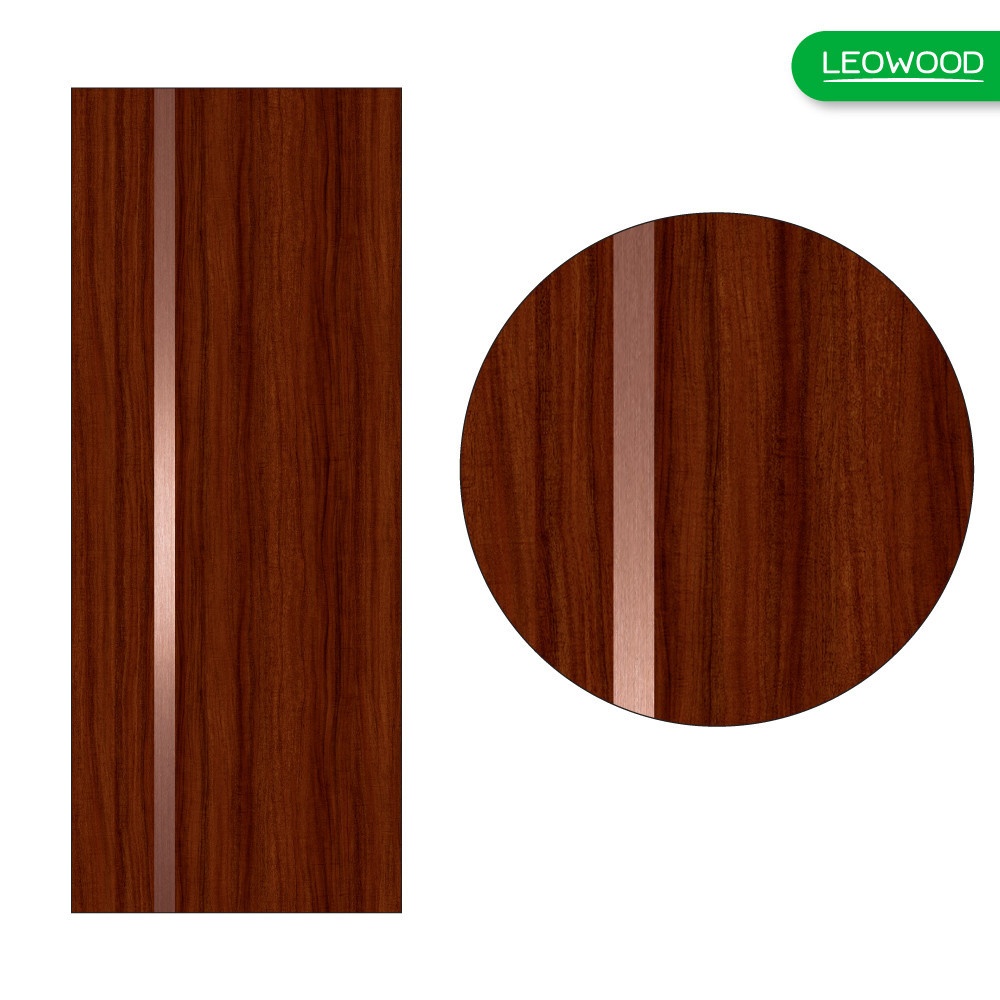 ประตู iDoor Premium Metal Line เส้นกลาง/สีทองแดง 1 เส้น