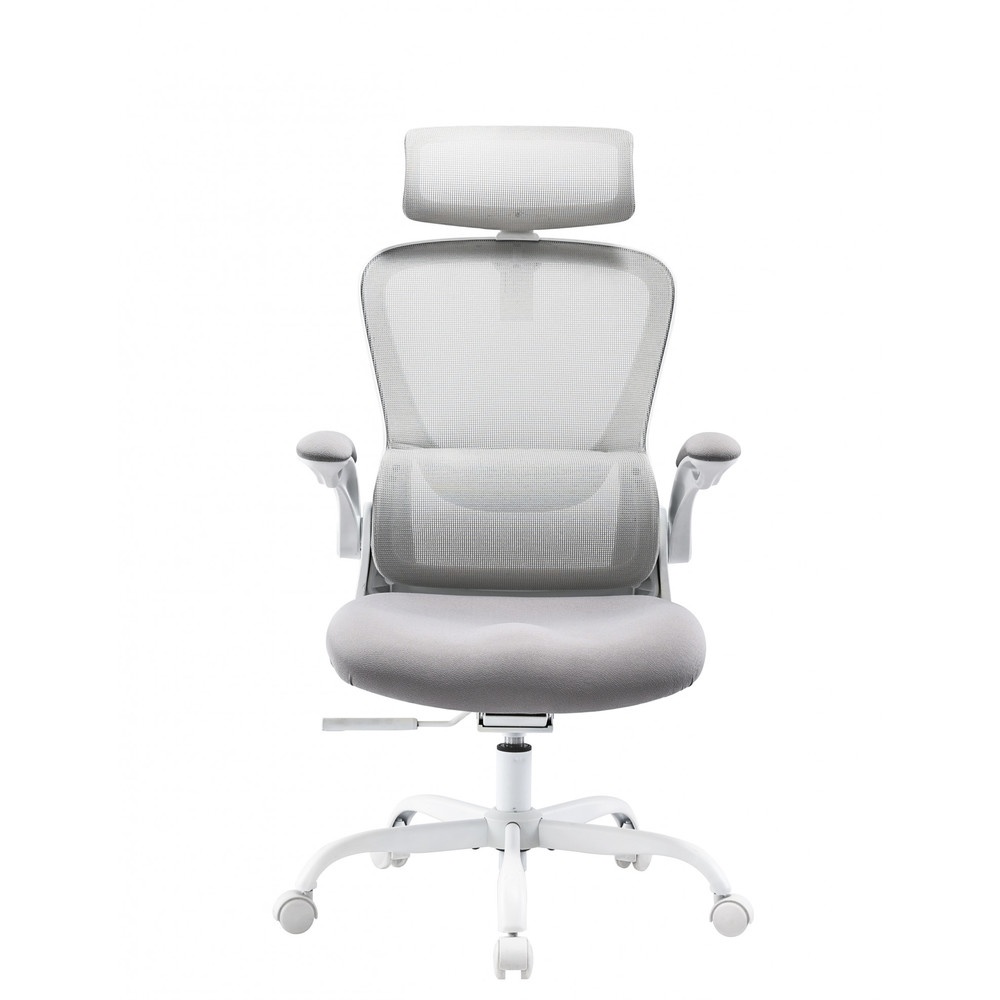 SMITH เก้าอี้สำนักงาน รุ่น LUCINA-04 ขนาด 66.5x67x114 ซม. สีเทา