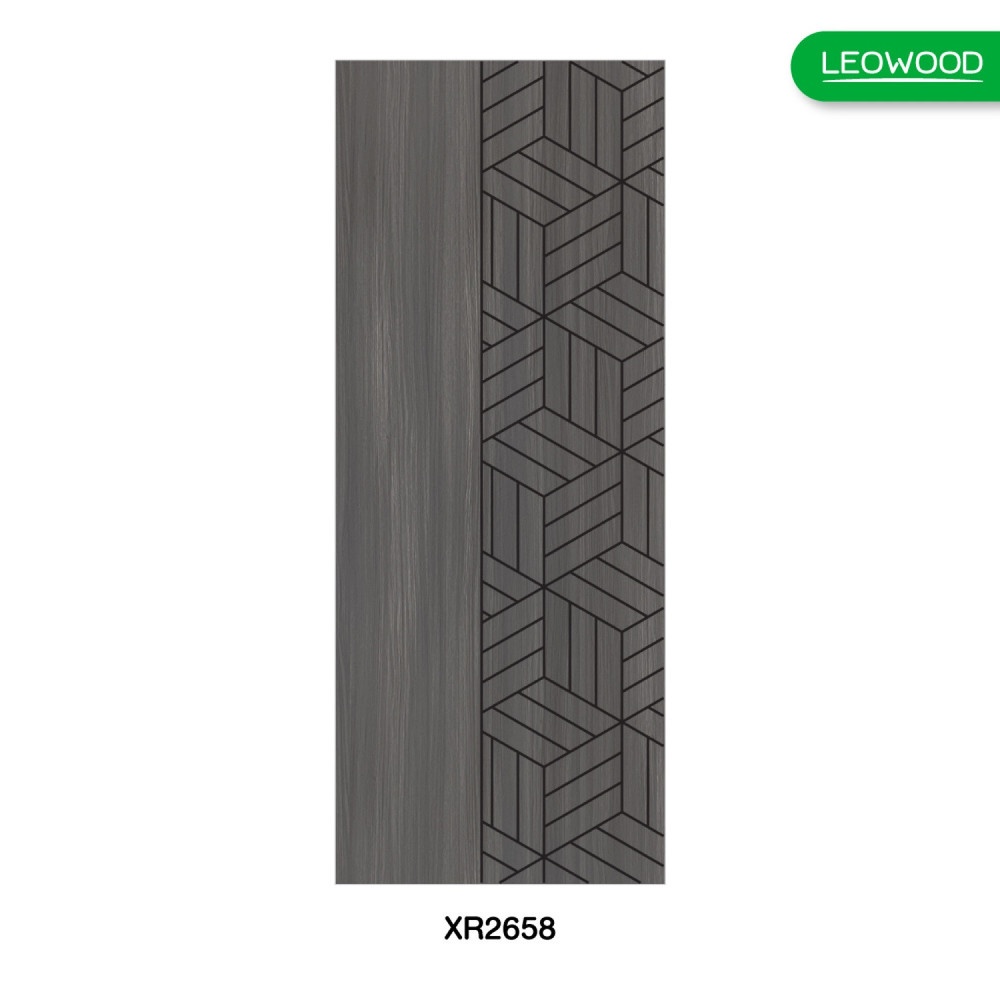 LEOWOOD ประตู DoorX Royal ลาย 2 - Cinereo Oak 3.5x80X200 ซม.