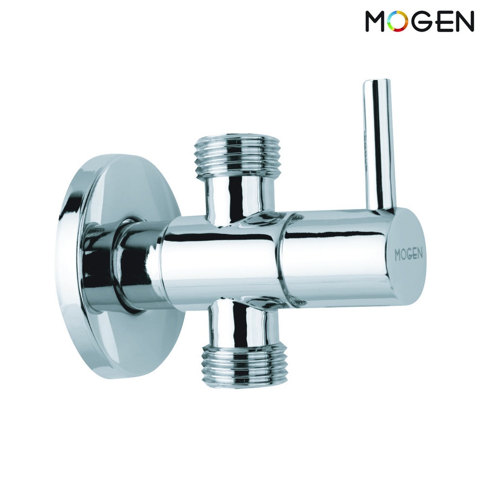 MOGEN วาล์วเปิด-ปิดน้ำ 2 ทาง (เข้า 1 ออก 2)                รุ่น SPV03 ขนาด  สีโครเมี่ยม